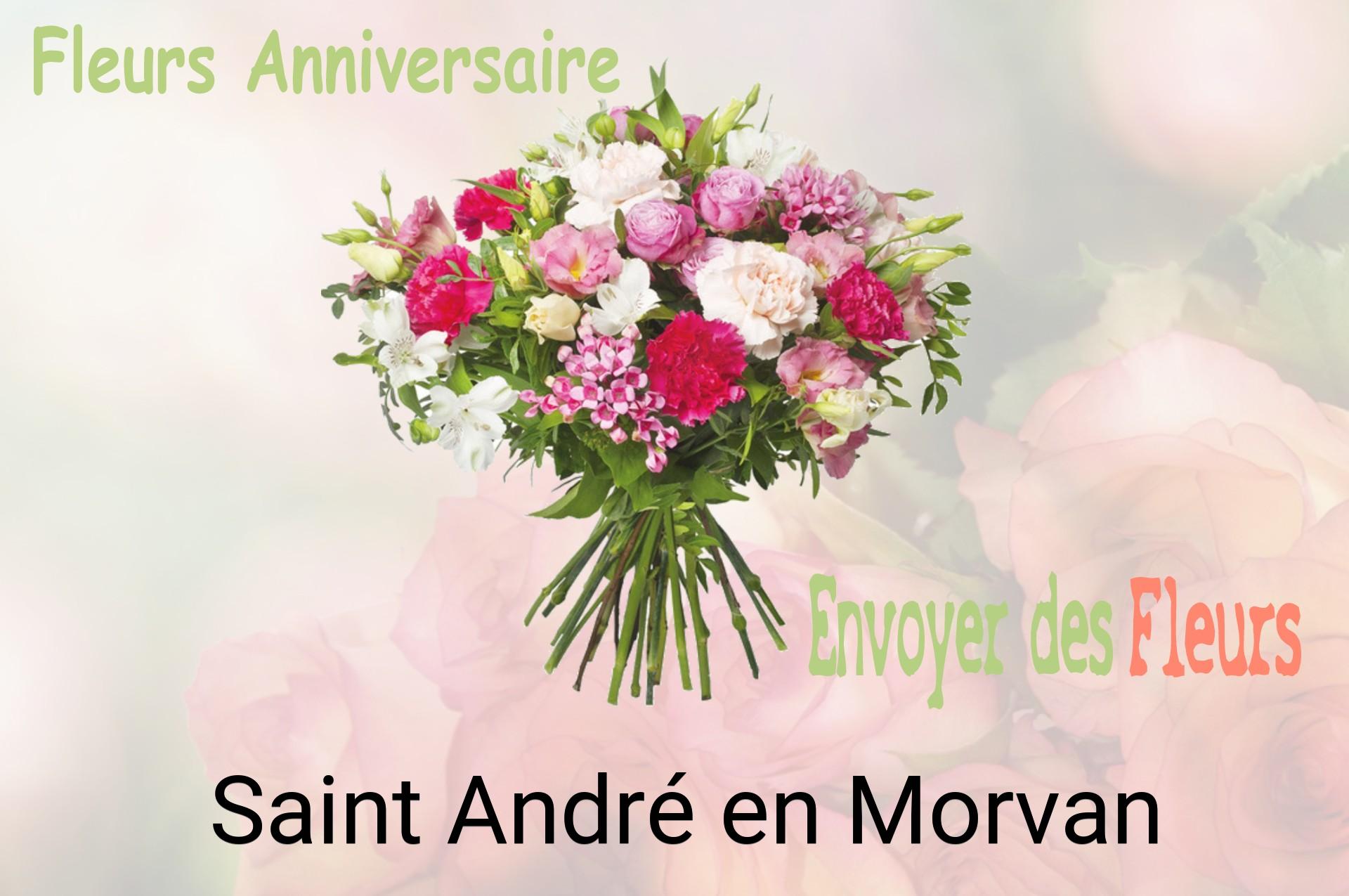 Bouquet de fleurs d’anniversaire livré à Saint-André-en-Morvan