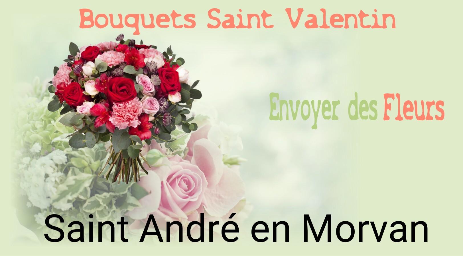 Roses de Saint-Valentin livrées à Saint-André-en-Morvan